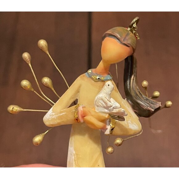 Handmade Antler Angel Figurine or Ornament - Picture 5 of 6